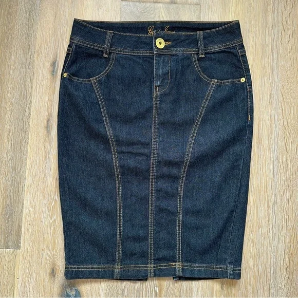 Guess Jeans Denim Pencil Skirt - Size 27 - Picture 12 of 13